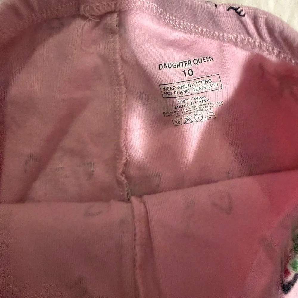 Charming Pink Unicorn Kids Pajama Set
